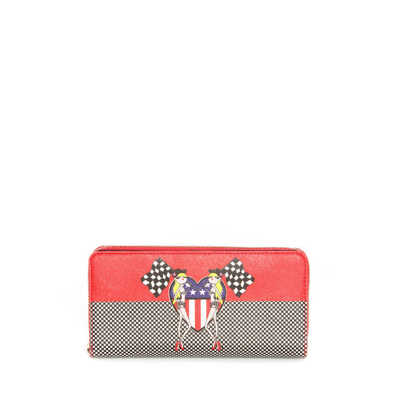 Wallet Moschino Love red